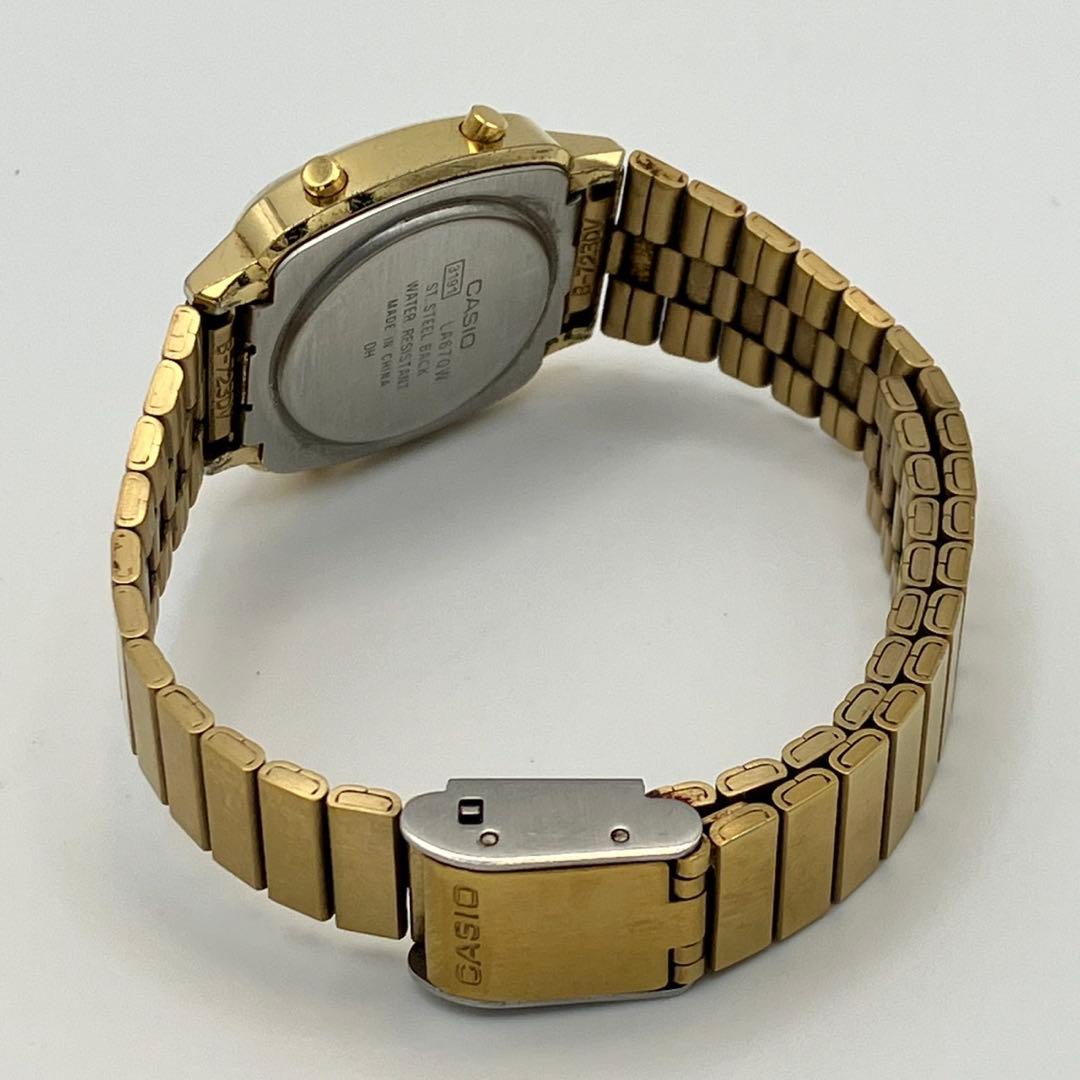 Casio Y2K Gold Stainless Steel Watch with Battery — Japan Import