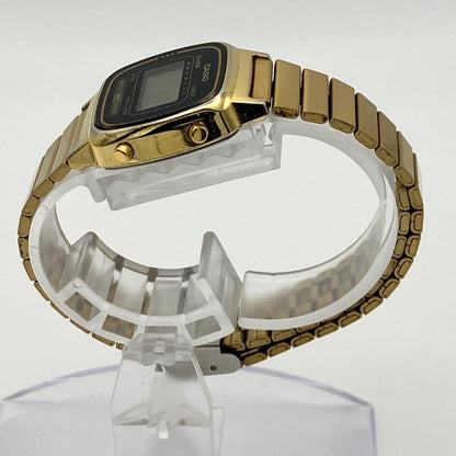 Casio Y2K Gold Stainless Steel Watch with Battery — Japan Import