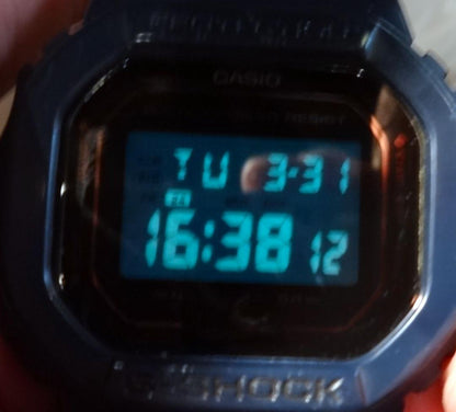 Casio G-Shock DW-5600BBM-2JF 2019 Model Square Design Navy Watch — Japan Import