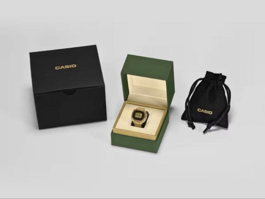 Casio Ring Watch G-Shock CRW-001G-9JR Gold Statement Jewelry Watch Japan Import