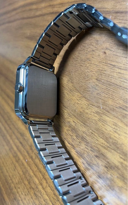 Casio MTP-M305D-7A2 Silver Watch with Moon Data and Date Display — Japan Import