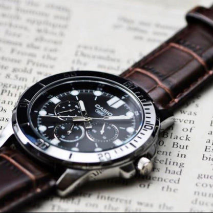 Casio International Model with Black Dial — Japan Import