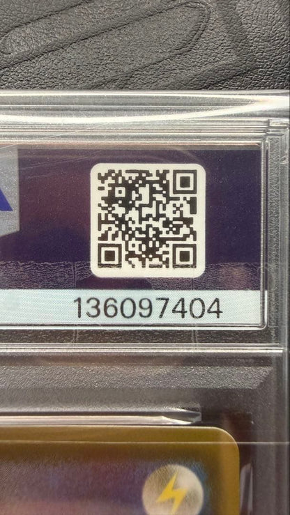 Pokemon Pikachu Holosurface Card PSA10 graded from Sun & Moon SM11b set, rare CHR, Japan import