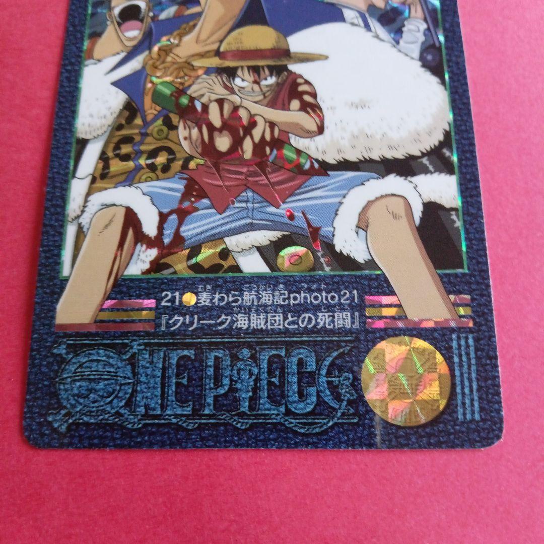 One Piece Carddass Visual Adventure Photo21 cards featuring Luffy Ace and Sabo with holographic finish