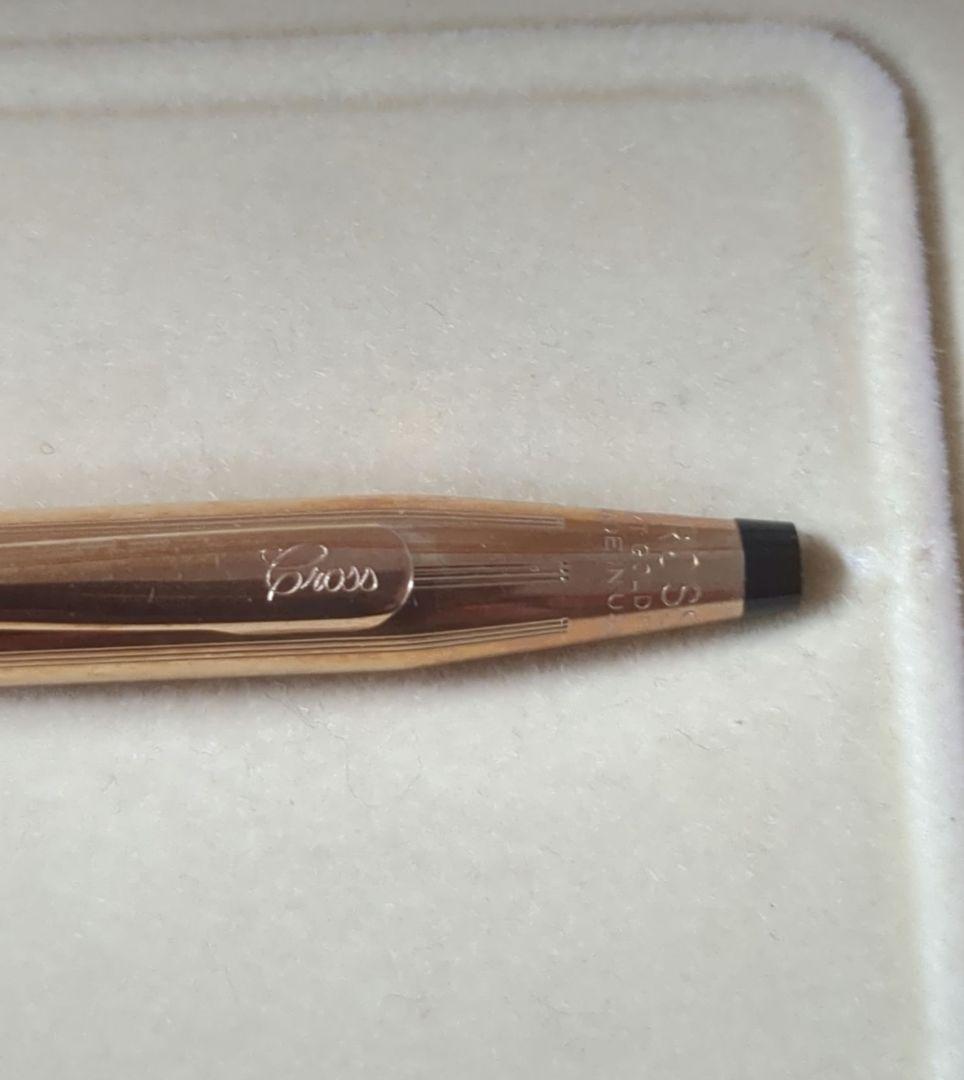 Cross Classic Century 14K Rolled Gold Ballpoint Pen 1502 Japan Import