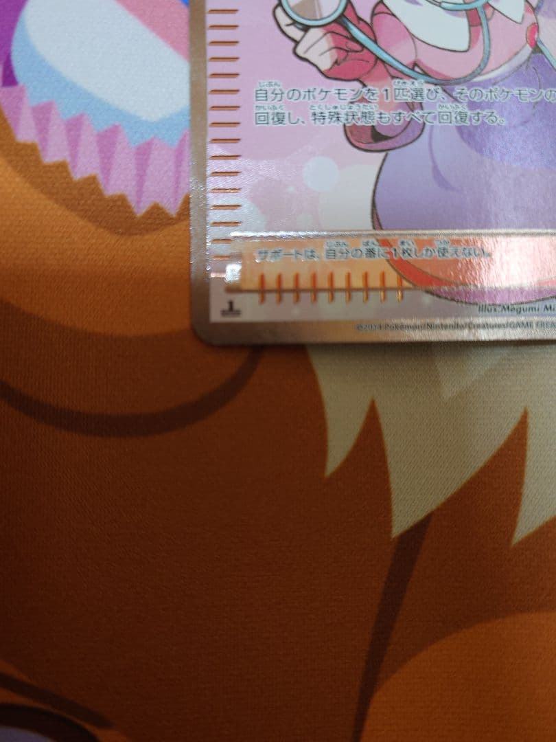 Pokemon Center Sister SR XY2 Wild Blaze card from XYBREAK series stored in protective sleeve