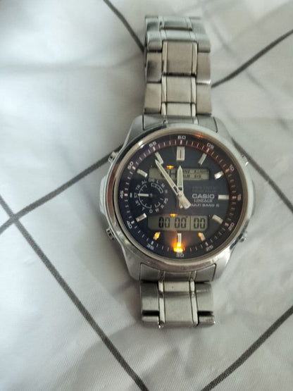 Casio Lineage LCW-M300 Solar Radio Wave Combination Watch