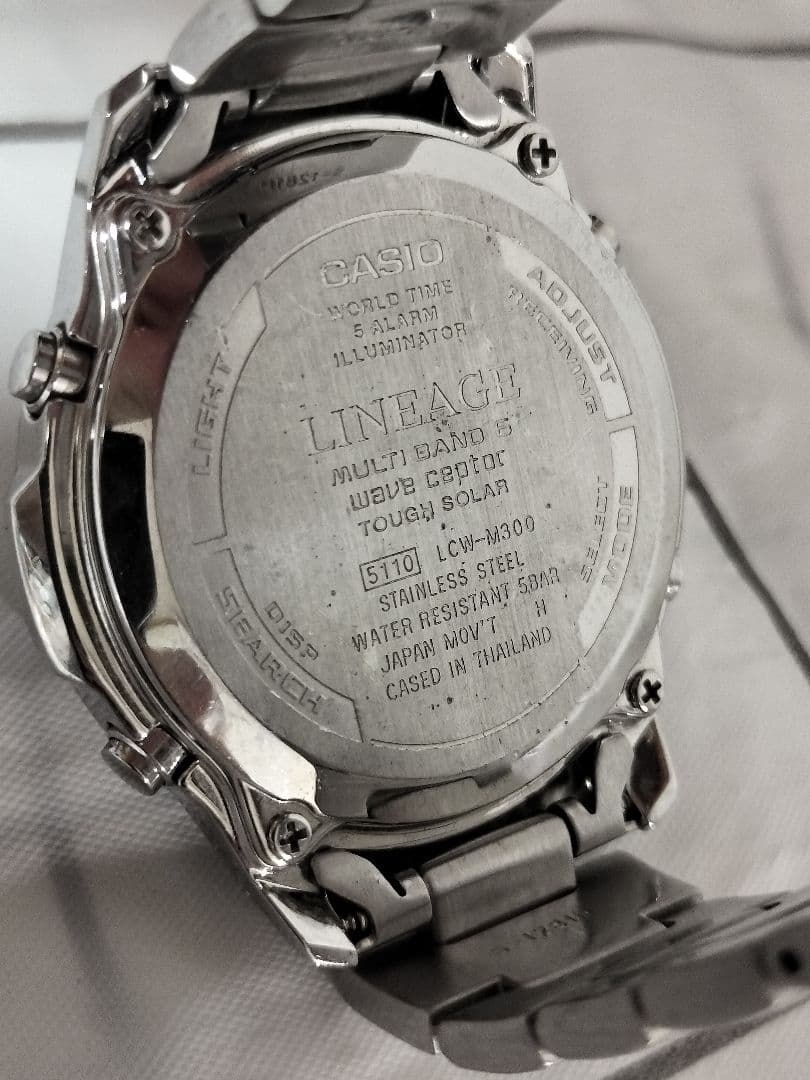 Casio Lineage LCW-M300 Solar Radio Wave Combination Watch