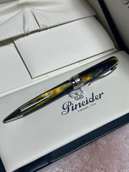 Pineider La Grande Bellezza Arco Blue Bee Twist Ballpoint Pen — Japan Import