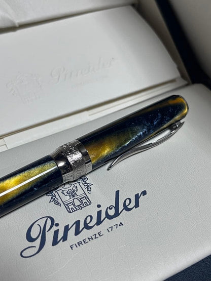 Pineider La Grande Bellezza Arco Blue Bee Twist Ballpoint Pen — Japan Import