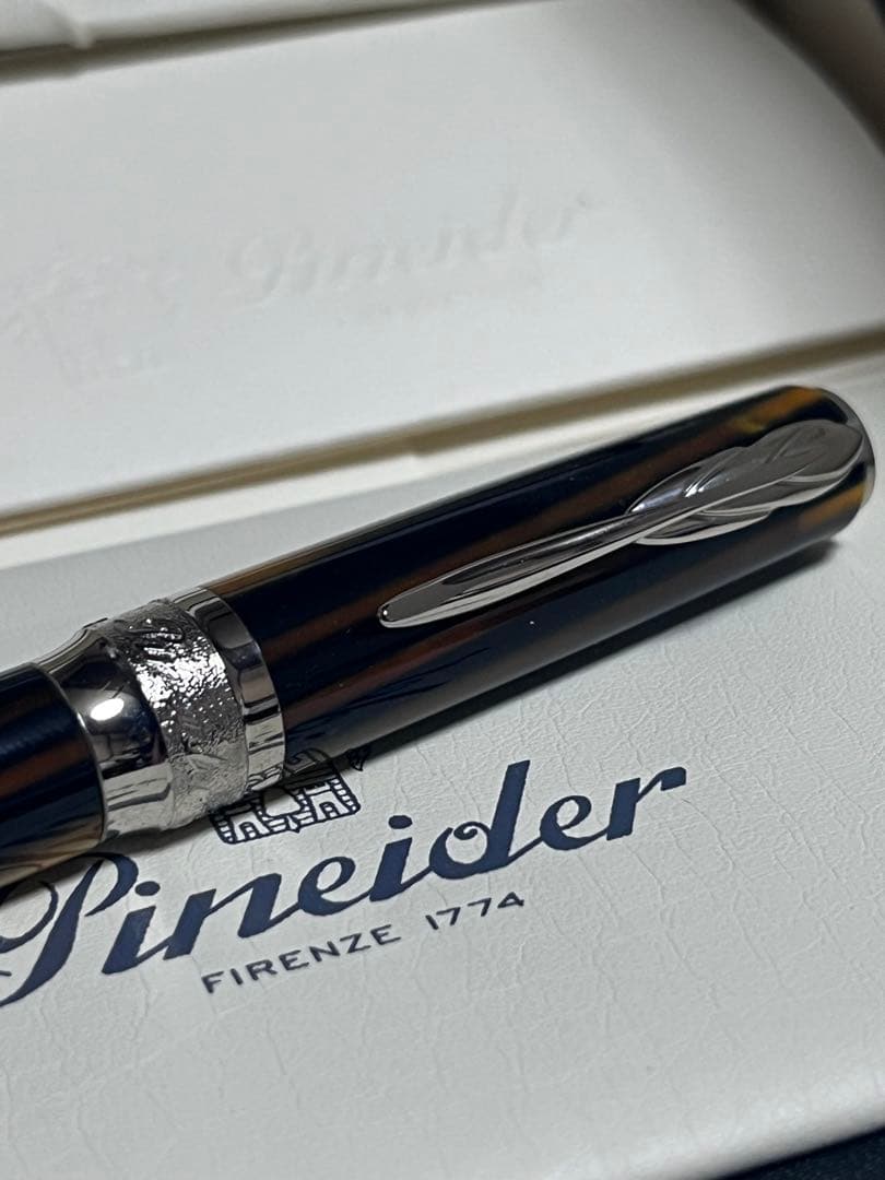 Pineider La Grande Bellezza Arco Blue Bee Twist Ballpoint Pen — Japan Import
