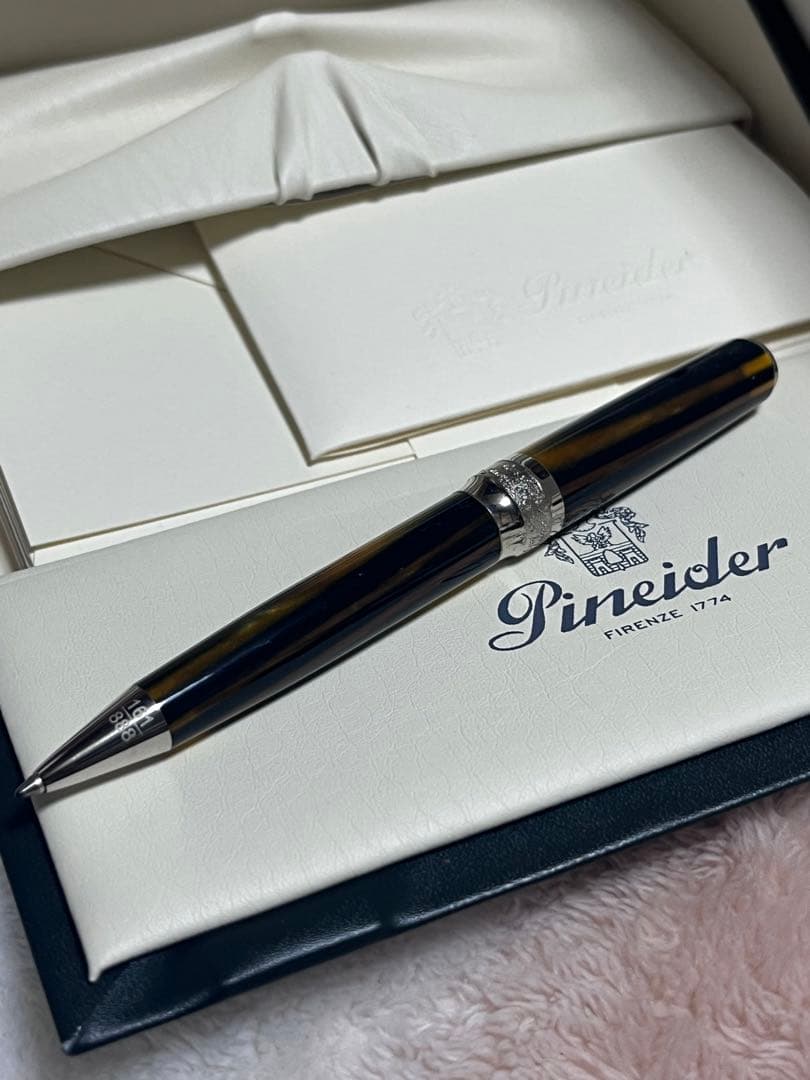 Pineider La Grande Bellezza Arco Blue Bee Twist Ballpoint Pen — Japan Import
