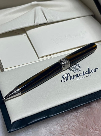 Pineider La Grande Bellezza Arco Blue Bee Twist Ballpoint Pen — Japan Import