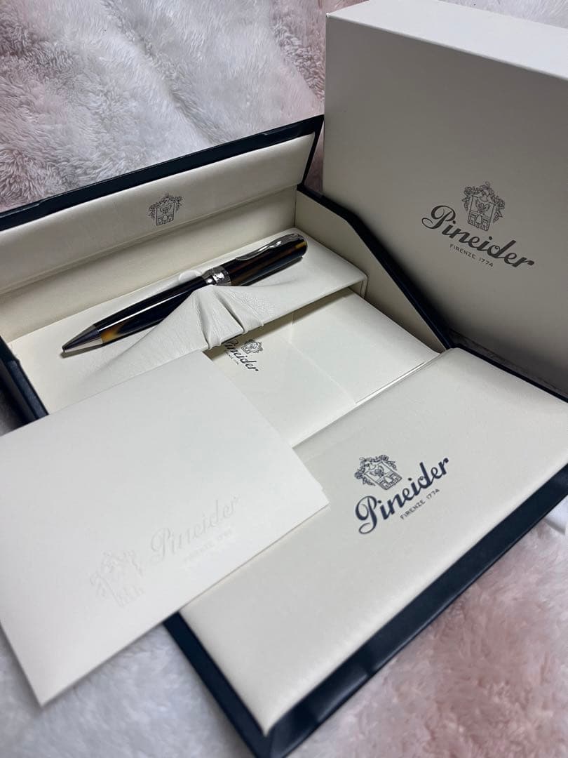 Pineider La Grande Bellezza Arco Blue Bee Twist Ballpoint Pen — Japan Import