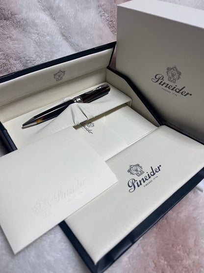 Pineider La Grande Bellezza Arco Blue Bee Twist Ballpoint Pen — Japan Import