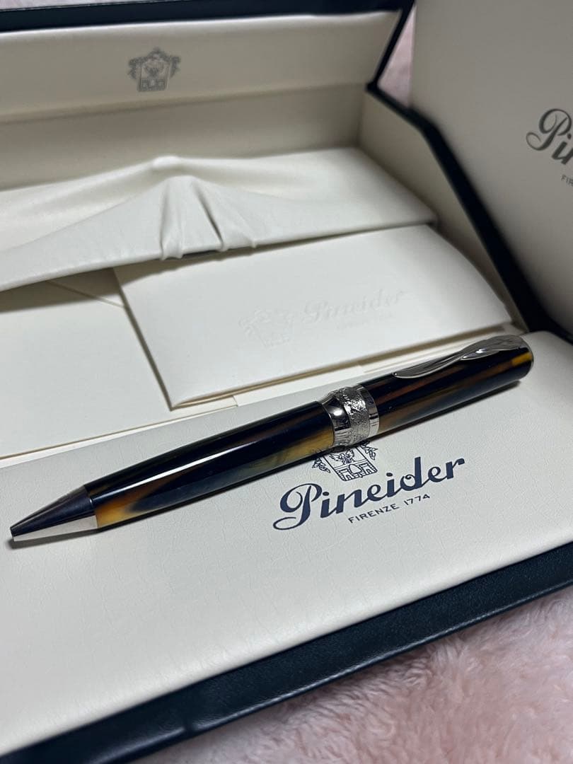 Pineider La Grande Bellezza Arco Blue Bee Twist Ballpoint Pen — Japan Import