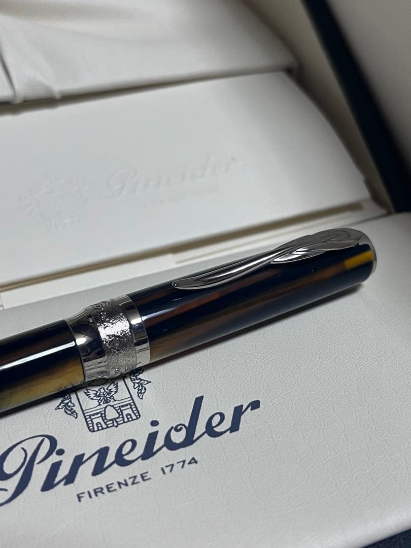 Pineider La Grande Bellezza Arco Blue Bee Twist Ballpoint Pen — Japan Import