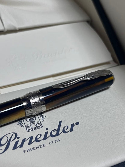 Pineider La Grande Bellezza Arco Blue Bee Twist Ballpoint Pen — Japan Import
