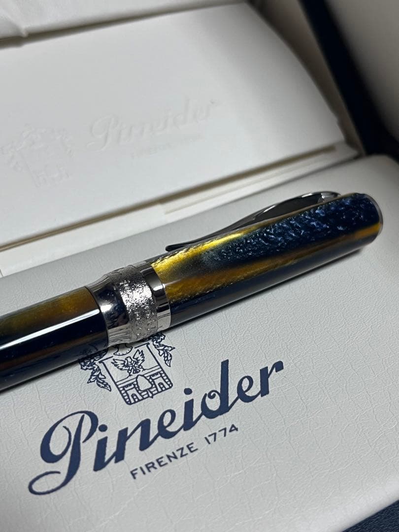 Pineider La Grande Bellezza Arco Blue Bee Twist Ballpoint Pen — Japan Import