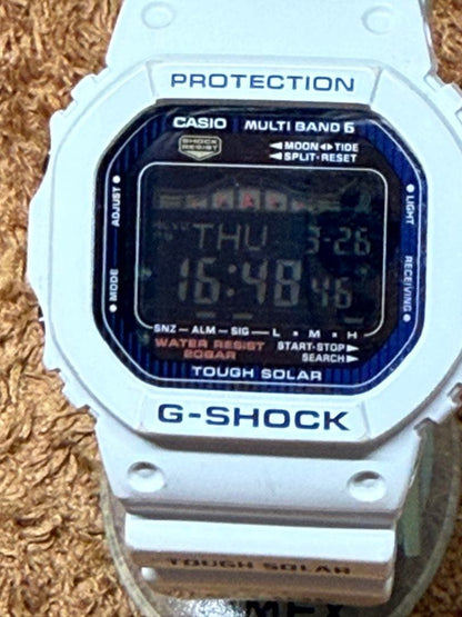 Casio G-Shock G-Lide GWX5600C Digital Watch Multi Band 6 Tough Solar White — Japan Import