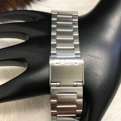 Casio Data Bank Digital Watch with 10 Year Battery Silver