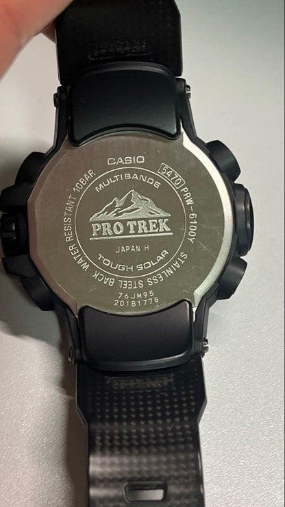 Casio Pro Trek Watch Solar Triple Sensor PRW-6100Y — Japan Import
