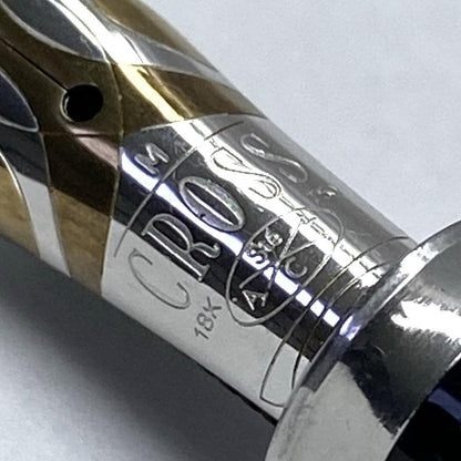 Cross Townsend Lapis Lazuli 18K M Fountain Pen with Converter Japan Import