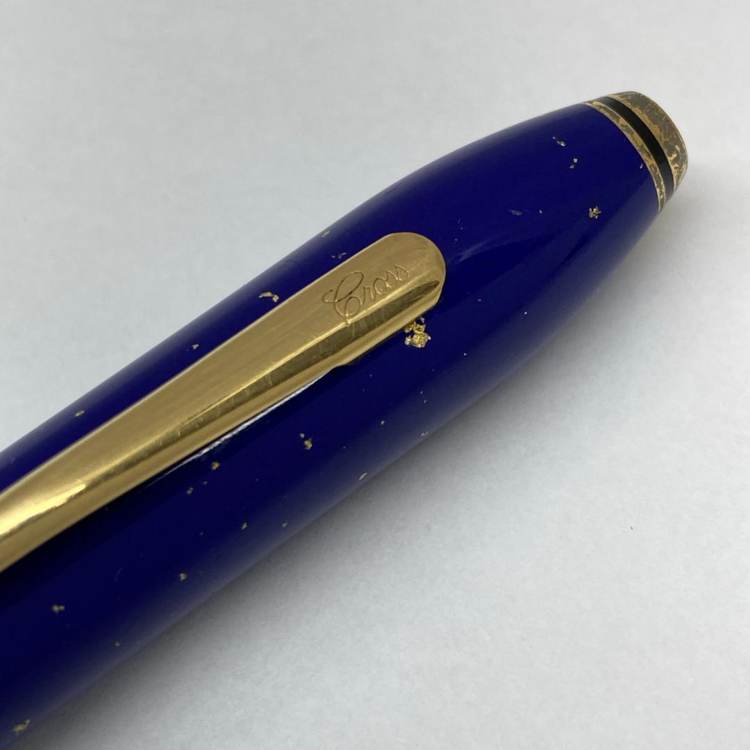 Cross Townsend Lapis Lazuli 18K M Fountain Pen with Converter Japan Import