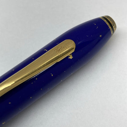 Cross Townsend Lapis Lazuli 18K M Fountain Pen with Converter Japan Import