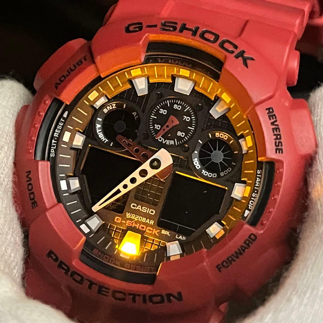 Casio G-Shock GA-100B Analog Digital Mens Watch — Japan Import