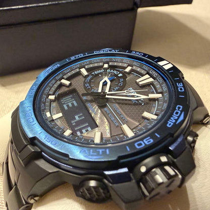 Casio Pro Trek PRW-6000SYT-1JF Titanium Sapphire Blue Moment Watch — Japan Import