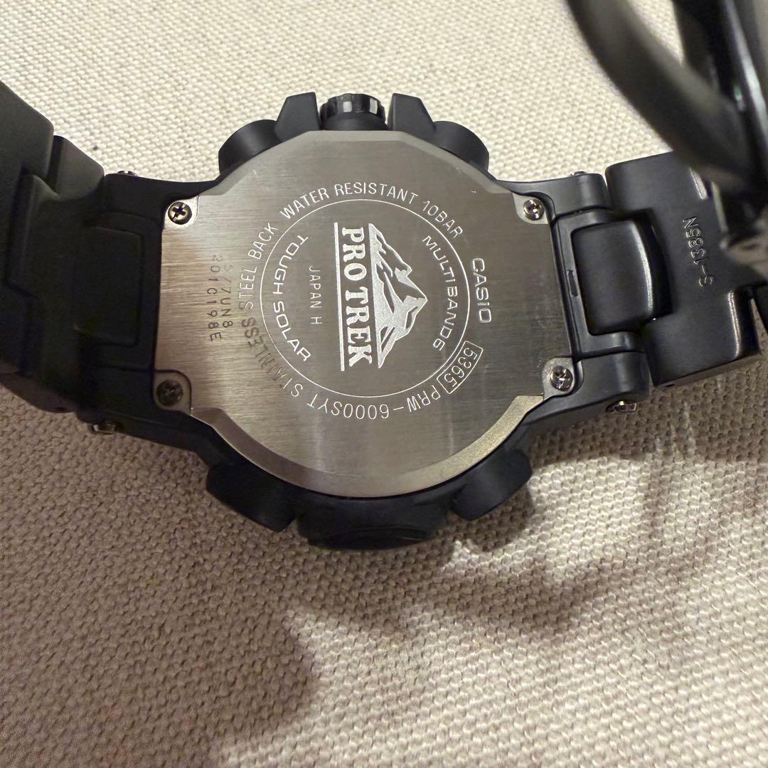 Casio Pro Trek PRW-6000SYT-1JF Titanium Sapphire Blue Moment Watch — Japan Import