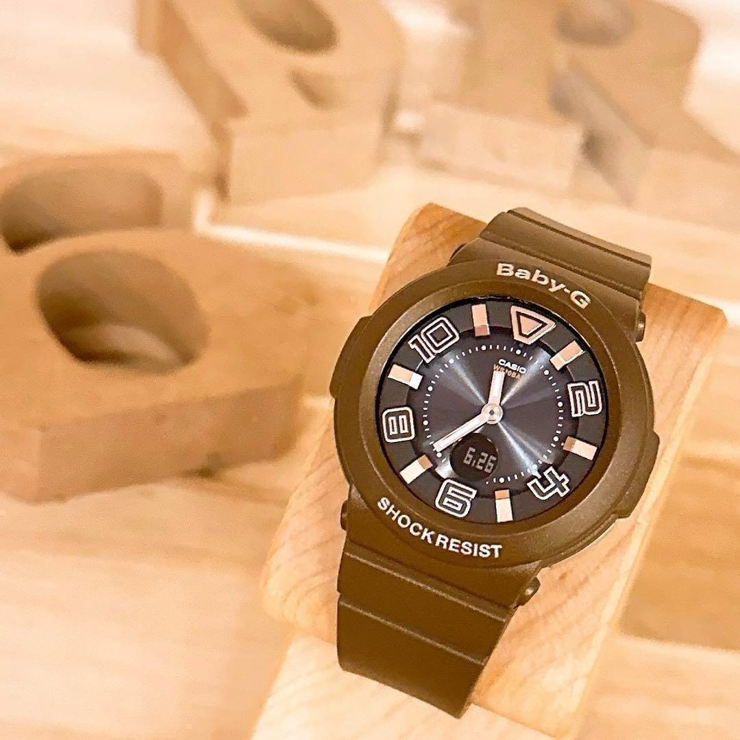 Casio Baby-G BGA-1601-5BJF Solar Radio Wave Watch with Metallic Smoky Color Finish