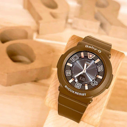 Casio Baby-G BGA-1601-5BJF Solar Radio Wave Watch with Metallic Smoky Color Finish