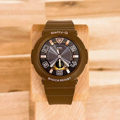 Casio Baby-G BGA-1601-5BJF Solar Radio Wave Watch with Metallic Smoky Color Finish