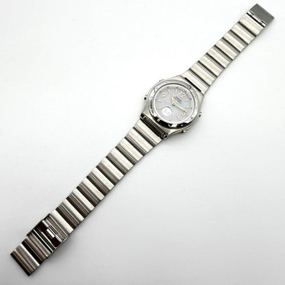 Casio Wave Ceptor Radio Solar Light Women Wristwatch