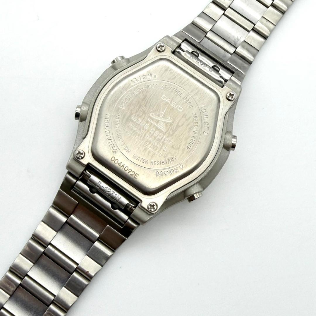 Casio Wave Ceptor Radio Solar Light Women Wristwatch