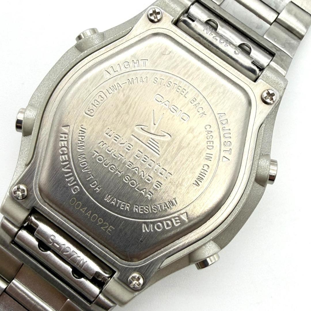 Casio Wave Ceptor Radio Solar Light Women Wristwatch