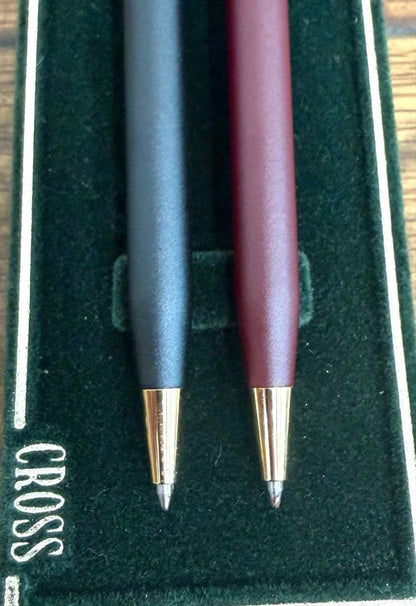 Cross Pen Set Two Pieces with Case Japan Import