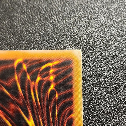 YUGIOH Chaos Soldier Messenger of Awakening old relief Ultimate Rare trading card with corner damage