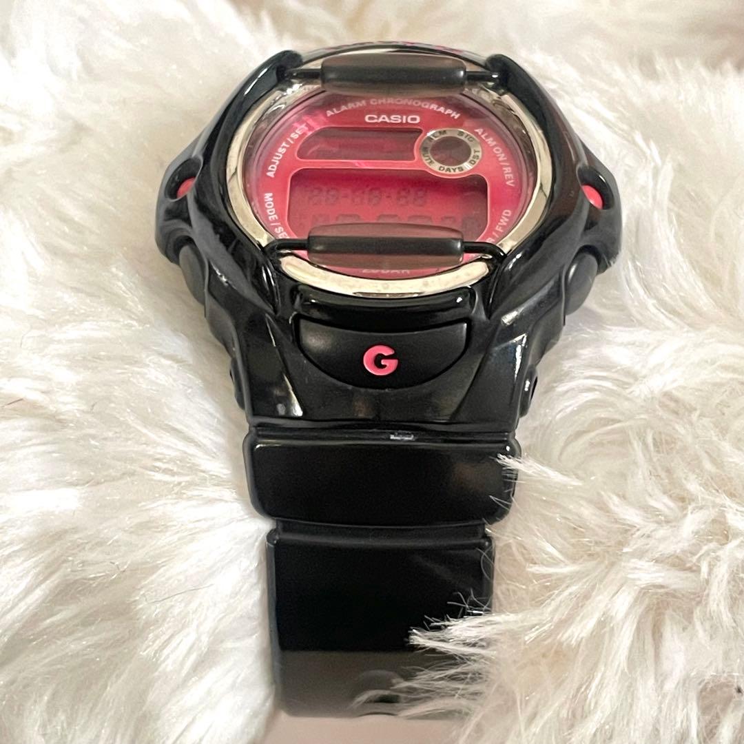 Casio Baby-G Digital Watch or Repair in Black and Pink—Japan Import