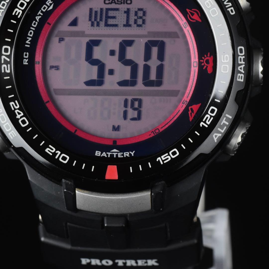 Casio PRO TREK PRW-3000G-1JR Digital Outdoor Watch with Battery Level Display — Japan Import