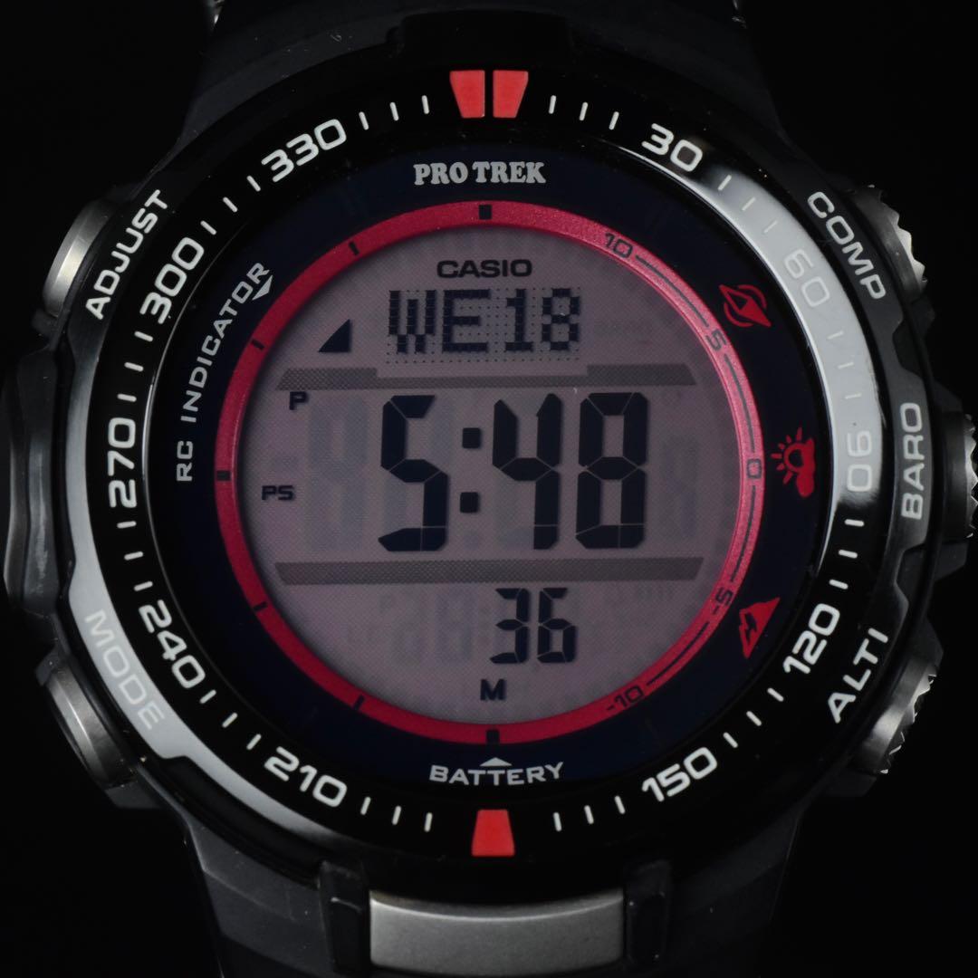 Casio PRO TREK PRW-3000G-1JR Digital Outdoor Watch with Battery Level Display — Japan Import
