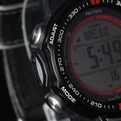 Casio PRO TREK PRW-3000G-1JR Digital Outdoor Watch with Battery Level Display — Japan Import