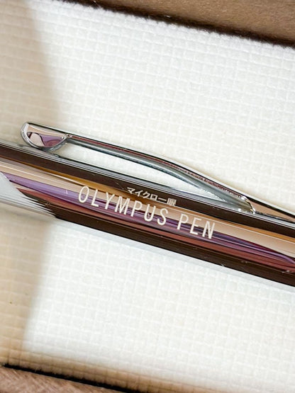 Silver Cross Olympus Pen ballpoint pen unused from 2008 camera bonus set