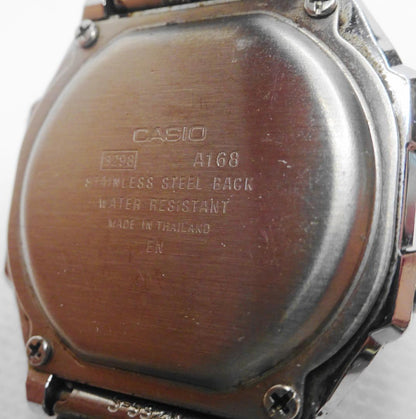 Casio A168WA-1A2WJR Digital Quartz Watch with Box — Japan Import