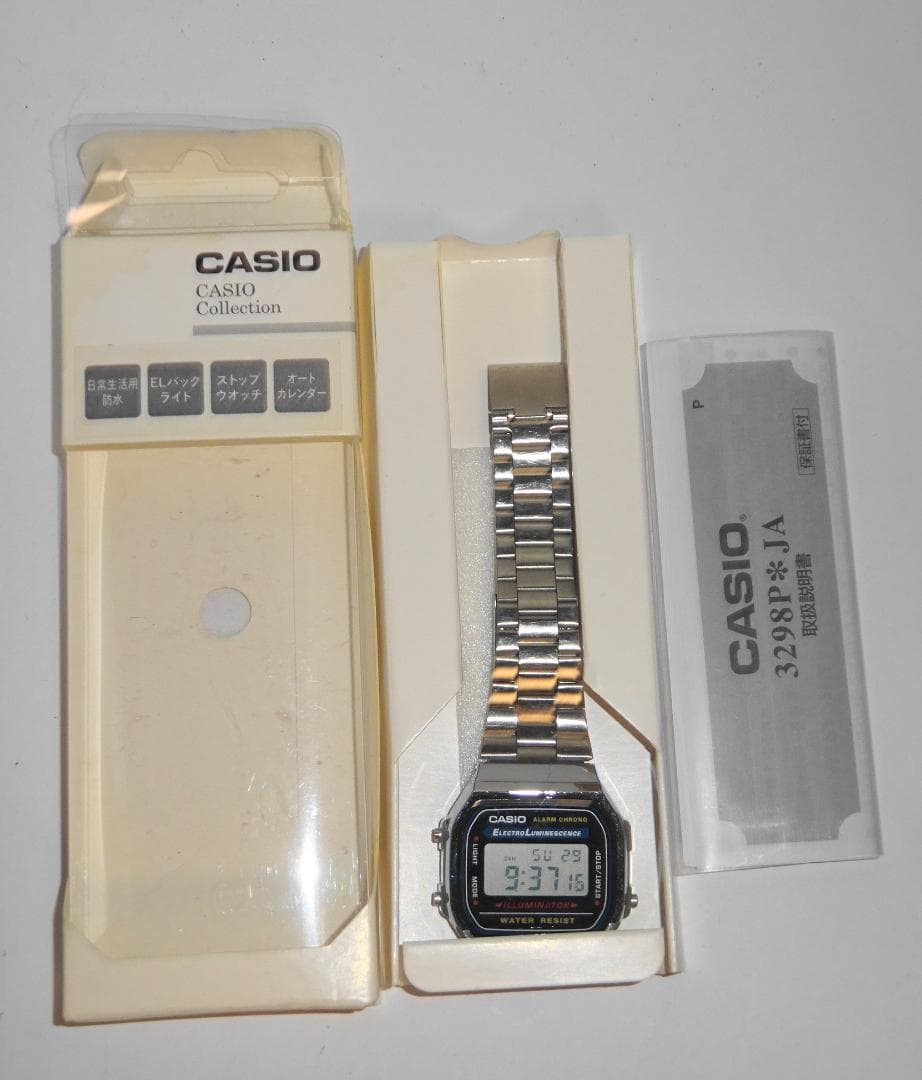 Casio A168WA-1A2WJR Digital Quartz Watch with Box — Japan Import