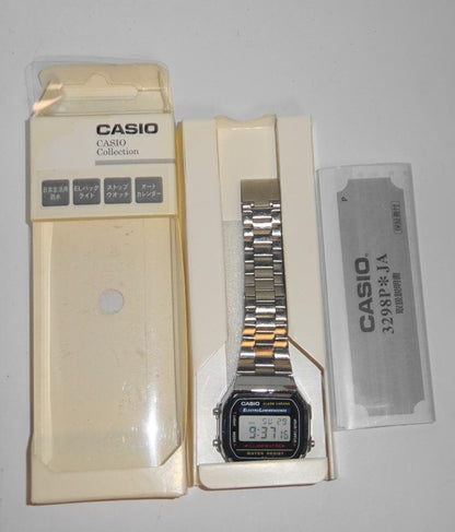 Casio A168WA-1A2WJR Digital Quartz Watch with Box — Japan Import