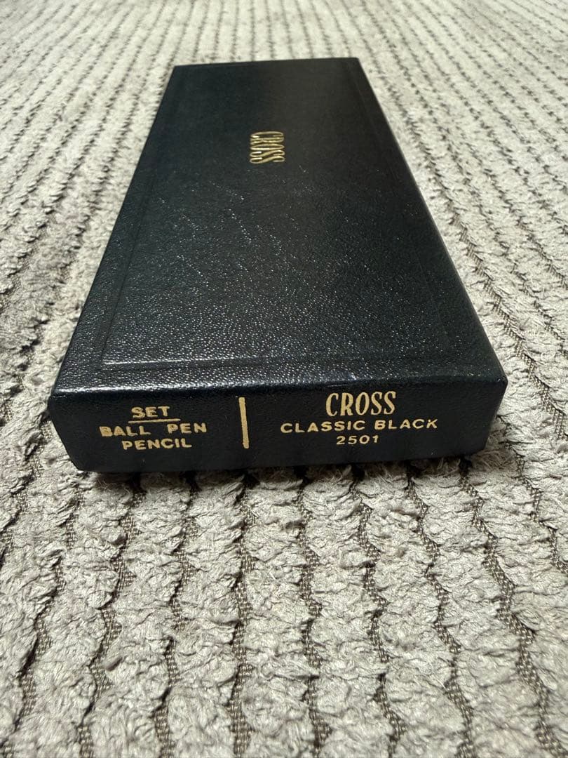 Cross Classic Black Ballpoint Pen and Mechanical Pencil Set with Gift Box