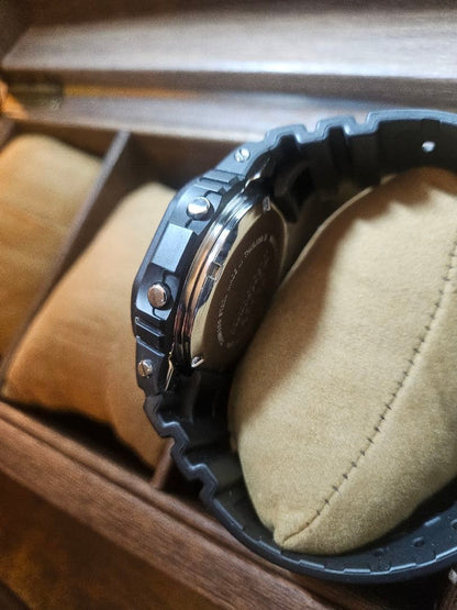 Casio G-Shock DW-5700 Watch With Screw-Back and DW5600 Bezel Conversion